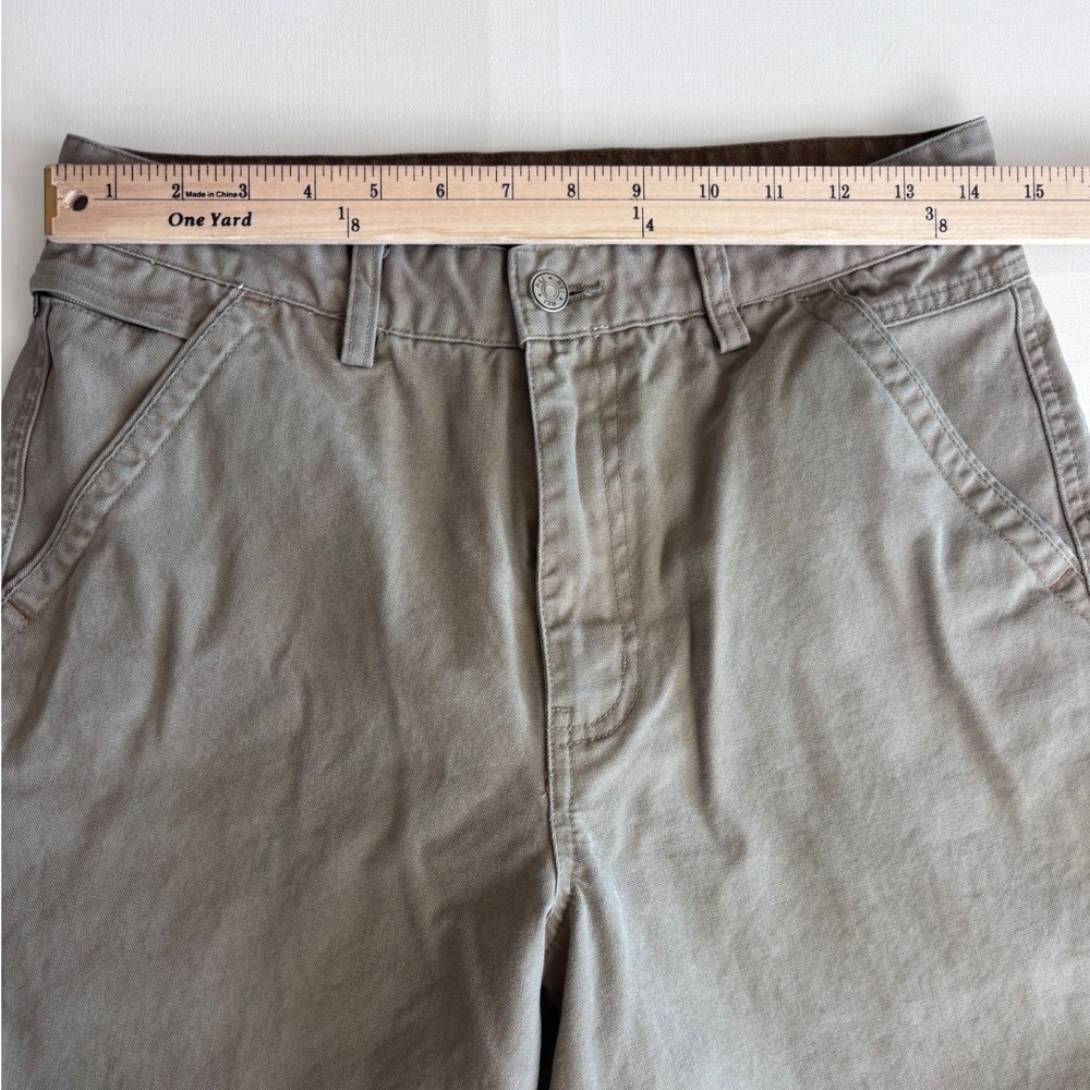 REI Co-op Mens Organic Cotton Canvas Work Pants Brown Khaki 29x30 Straight Leg - Picture 5 of 7